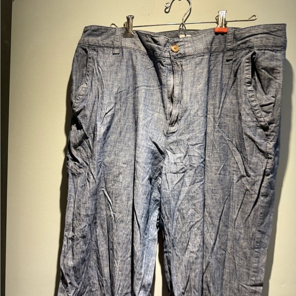 Old Navy Faux Denim Wide Leg Pants - Picture 2 of 6